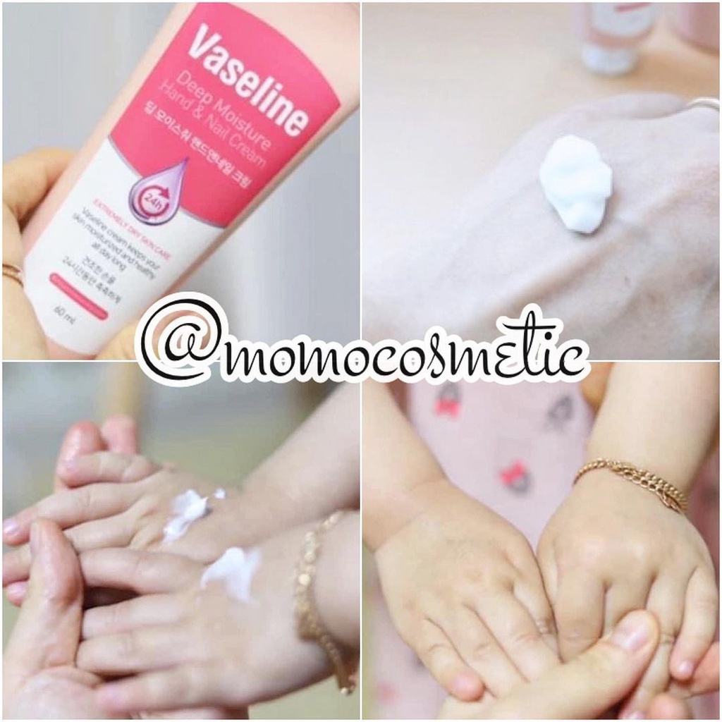 Kem dưỡng tay Vaseline Deep Moisture Hand & Nail Cream 60ml