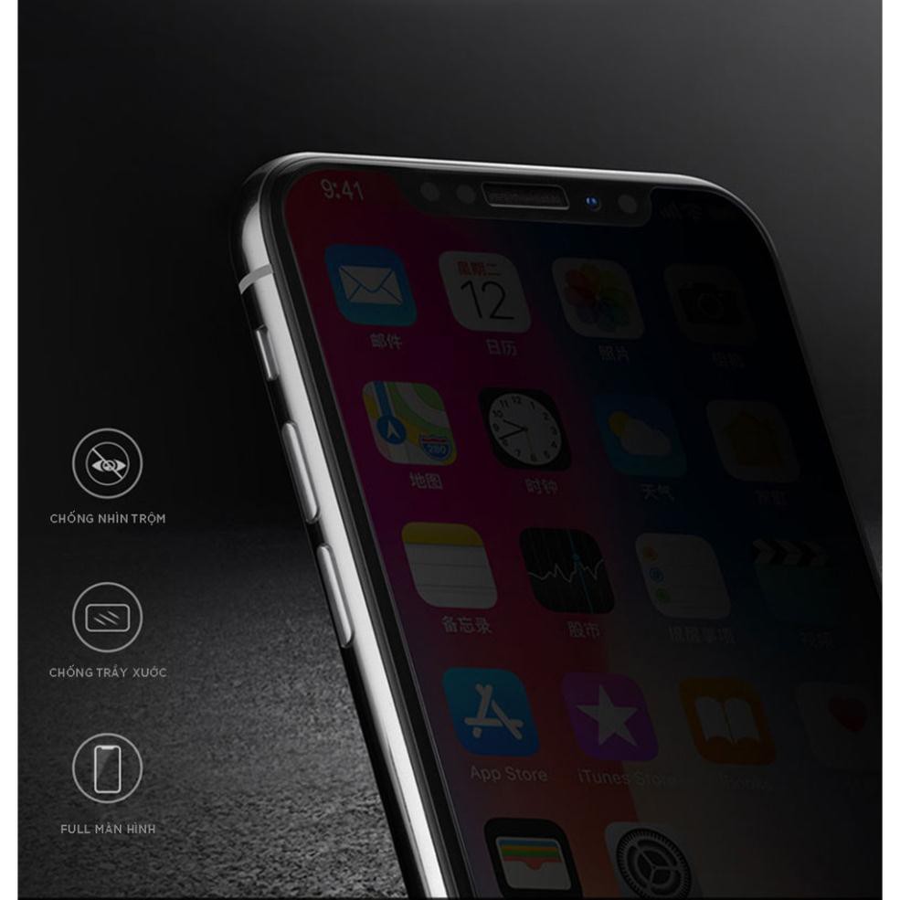 Kính cường lực chống nhìn trộm 5/5s/6/6plus/6s/6s plus/6/7/7plus/8/8plus/x/xs/xs max/11/11 pro/11 promax - Shin case