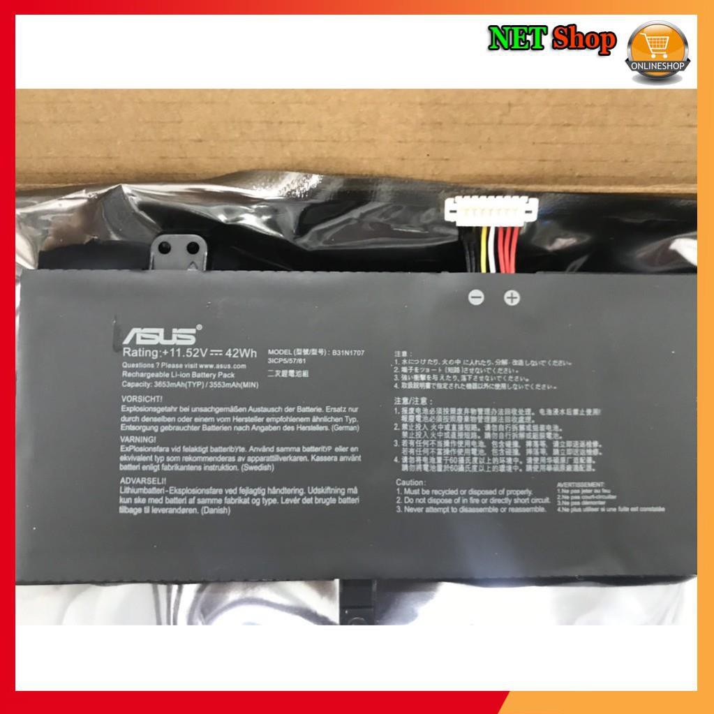 💖💖 Pin Asus Original S4200U X411UA X411UF X411UN X411UQ B31N1707 Battery