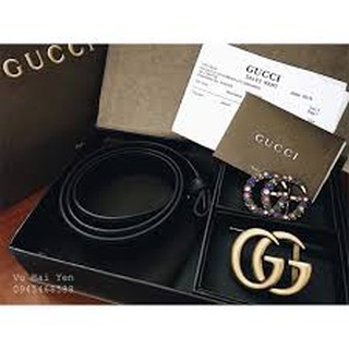(Loại tốt) Dây nịt nữ Gucci hàng xịn full box.