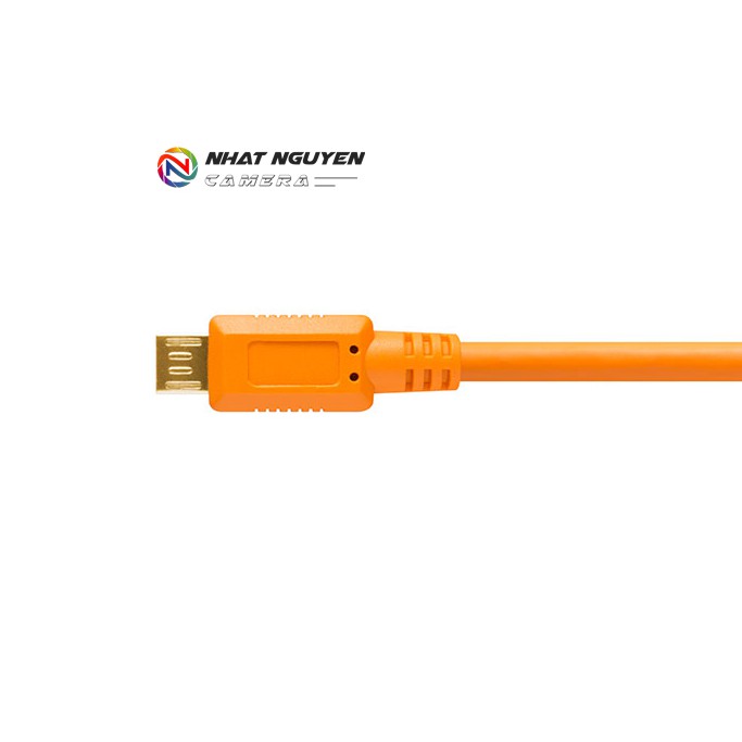 Dây Tether Tools - Cáp TetherPro USB 2.0 to Micro B 5 pin - Dài 4.6m - Màu Cam