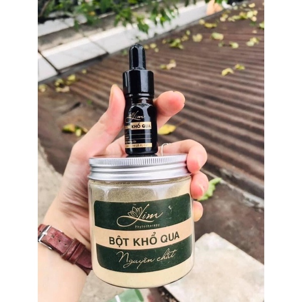serum khổ qua lim (mướp đắng )đánh bay mụn ẩn mụn đầu đen mụn cám