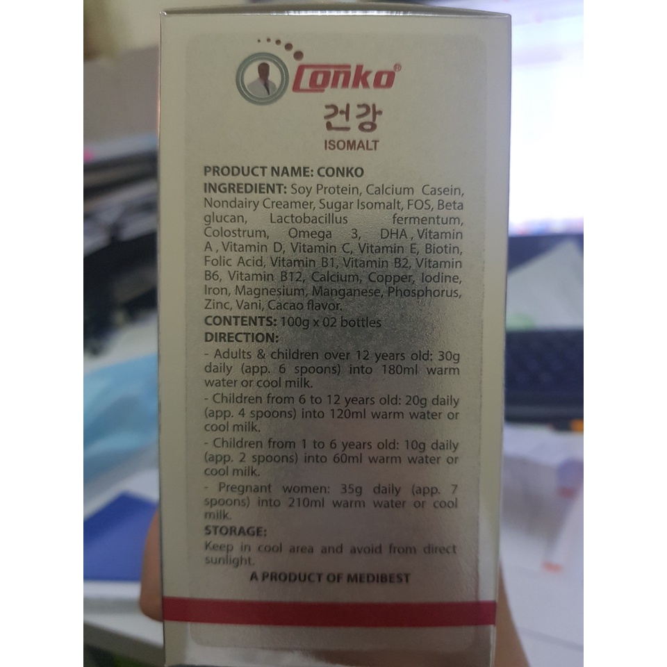 ConKo 200G Bổ sung protein, vitamin và khoáng chất