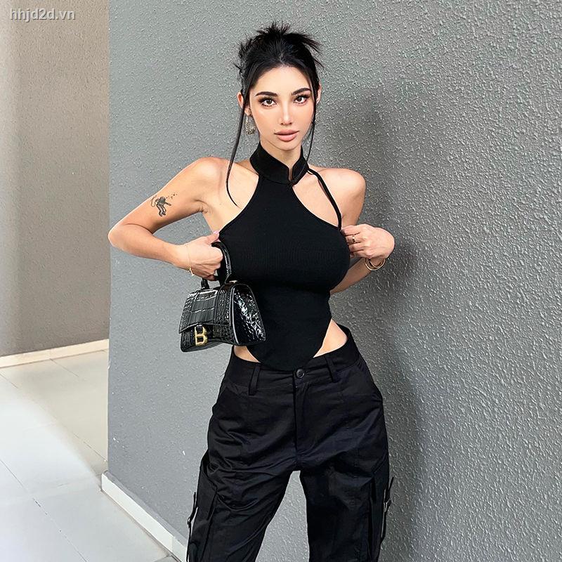 Áo Thun Kiểu Sườn Xám Trung Hoa Dáng Ôm Thời Trang Mùa Hè Quyến Rũ Cho Nữ