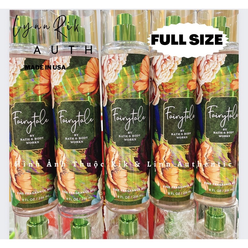 Auth_Fullsize FAIRYTALE -Xịt Thơm Toàn Thân Body Mist Bath & Body Works Usa