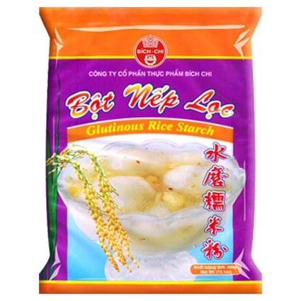 BỘT NẾP LỌC 400GR BÍCH CHI, LÀM CHÈ LÀM BÁNH, BỘT THƠM NGON HÀNG CHẤT LƯỢNG CAO