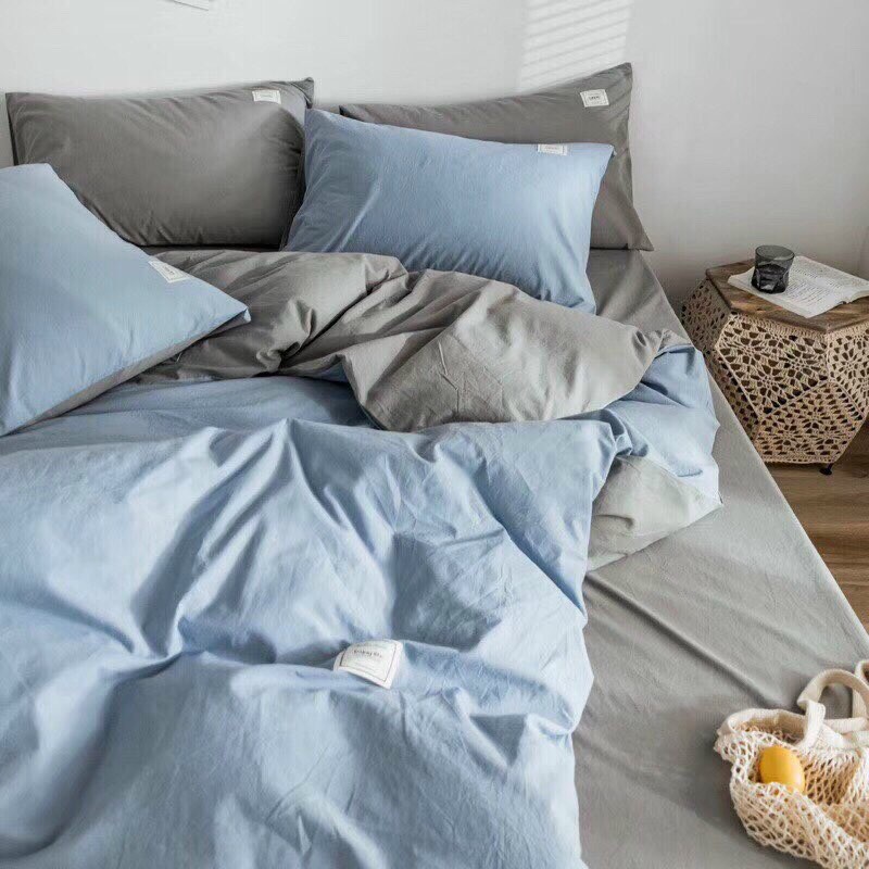 [NHẬP KHẨU] SET CHĂN GA GỐI COTTON TICI ĐỦ MÀU - FULLSIZE