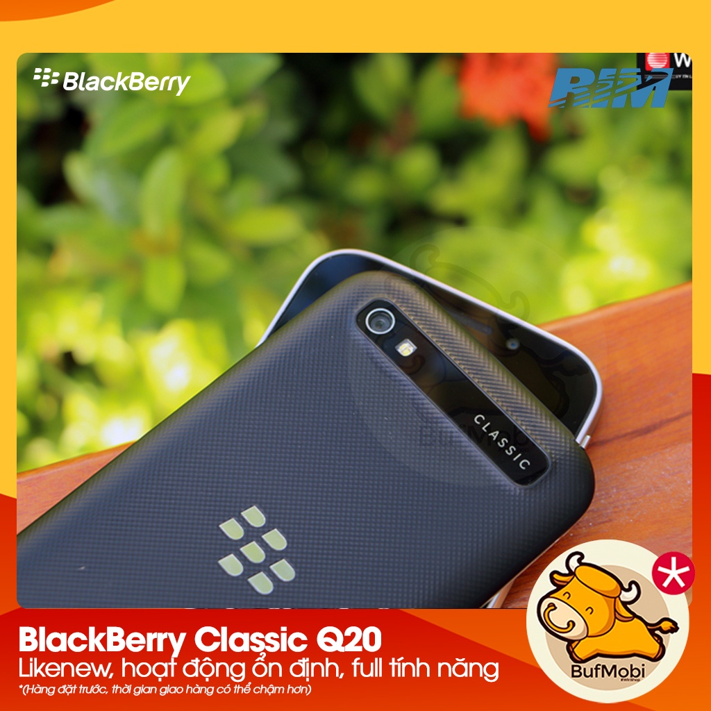 Điện thoại Blackberry Classic Q20 Likenew sử dụng tốt, máy nguyên bản