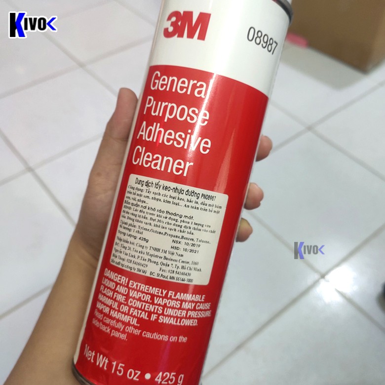 Chai Xịt Tẩy Keo 3M General Purpose Adhesive 08987 425G - Bình Xịt Tẩy Rửa Đa Năng - Chai Xịt Tẩy Rửa Dầu Mỡ