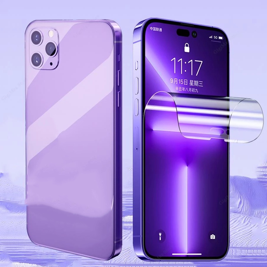 1 Miếng Dán Hydrogel Bằng TPU Mềm Chống Nước Chống Dấu Vân Tay Bảo Vệ Màn Hình Cho IPhone 14 / 14Plus / 14 Pro / 14 Pro Max