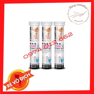 CHÍNH HÃNG - 20 viên sủi giảm cân Zantiva Hàn Quốc