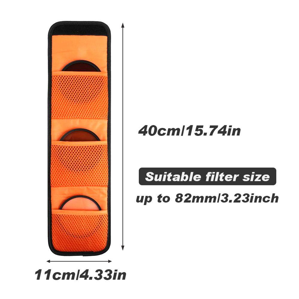 BTLIMER Túi Đựng Kính Lọc Máy Ảnh Chống Sốc Chống Thấm Nước