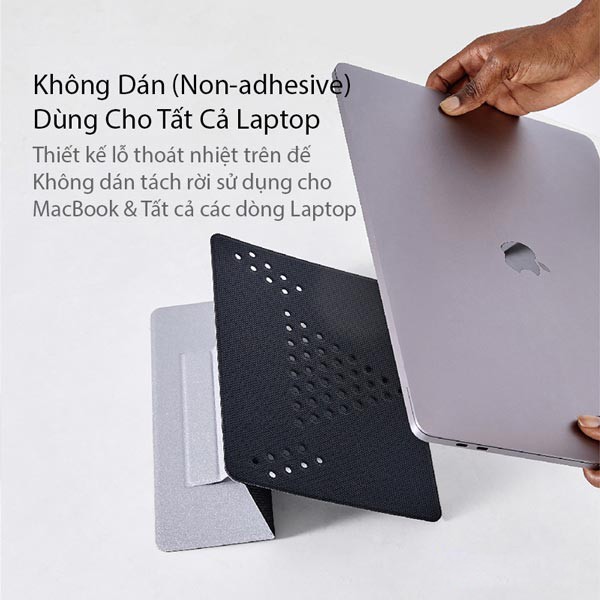 Đế Nâng Laptop Siêu Mỏng Moft Laptop Stand Universal, Dùng Cho Tất Cả Các Dòng Laptop Từ 11 ~ 17 inch, Mỏng Như Vô Hình