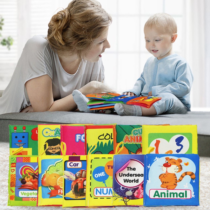 Sách Vải Mềm Mại Hỗ Trợ Dạy Học Cho Bé Mẫu Giáo