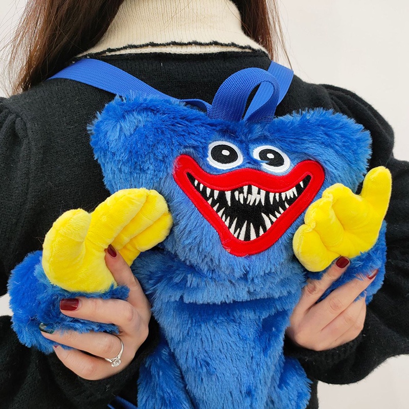 Balo/Túi hình thú nhồi bông xinh xắn mềm mại cho bé huggy wuggy playtime poppy 40cm