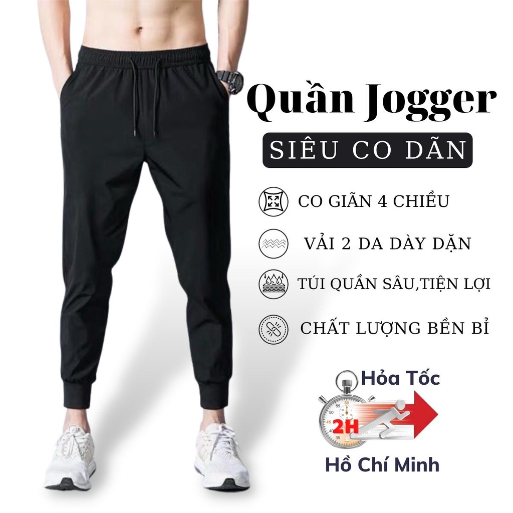 Quần Jogger Nam Nữ Trơn Basic Thể Thao 1 sọc,3 Sọc,bo Trơn
