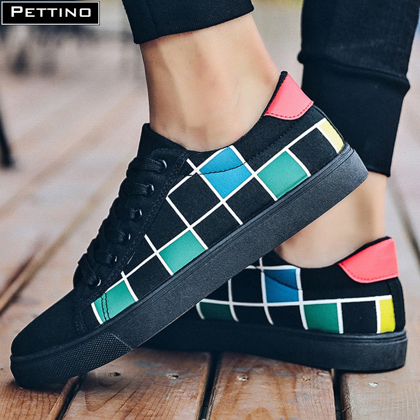 Giày Sneakers Nam Kẻ Caro PETTINO SSGV05