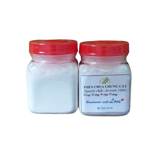 Lọ 150gr Bột phèn chua chưng cất nguyên chất (Phèn phi)