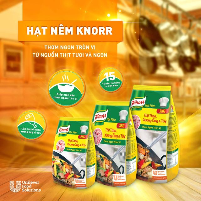 [TÚI LỚN 5Kg] HẠT NÊM THỊT THĂN XƯƠNG ỐNG VÀ TỦY [VN] KNORR Pork Seasoning