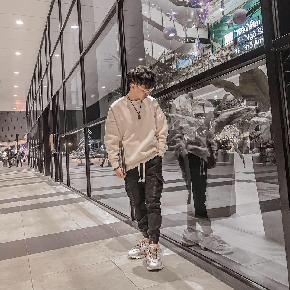 Giày thể thao track 3.0 trắng cam | BigBuy360 - bigbuy360.vn