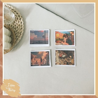 Set 10 Sticker ảnh trang trí sổ, sticker anime, sticker khác