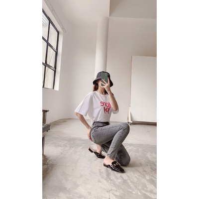 Quần jeans mài dáng ôm