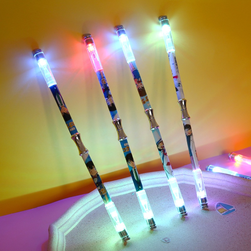 Bộ Đồ Chơi Bút Xoay Có Đèn LED Nhiều Màu Độc Đáo Cho Bé