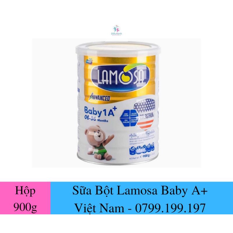 Sữa Bột Lamosa Baby Cho Bé Từ 6 - 36 Tháng  A+ 900g
