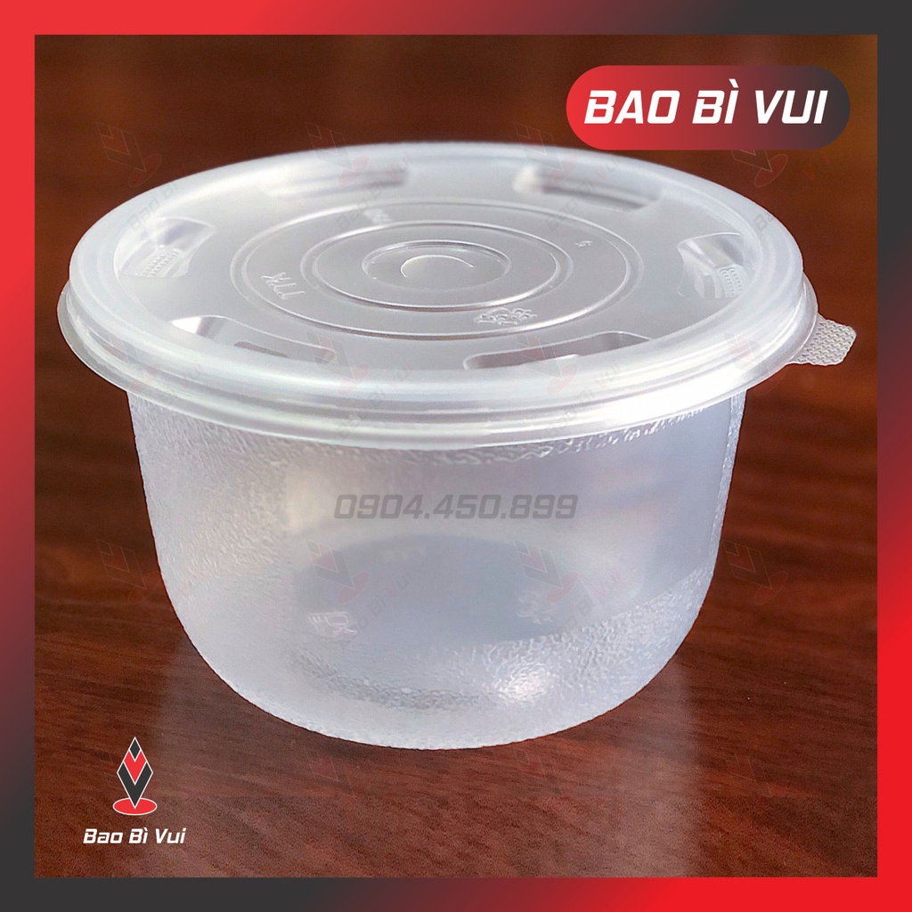 Lốc 50 tô nhựa 1000 ml có nắp đậy kín