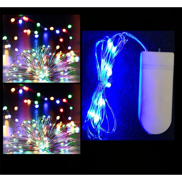 Dây Đèn LED 1M 10 Bóng Hình Hộp Bánh Sinh Nhật