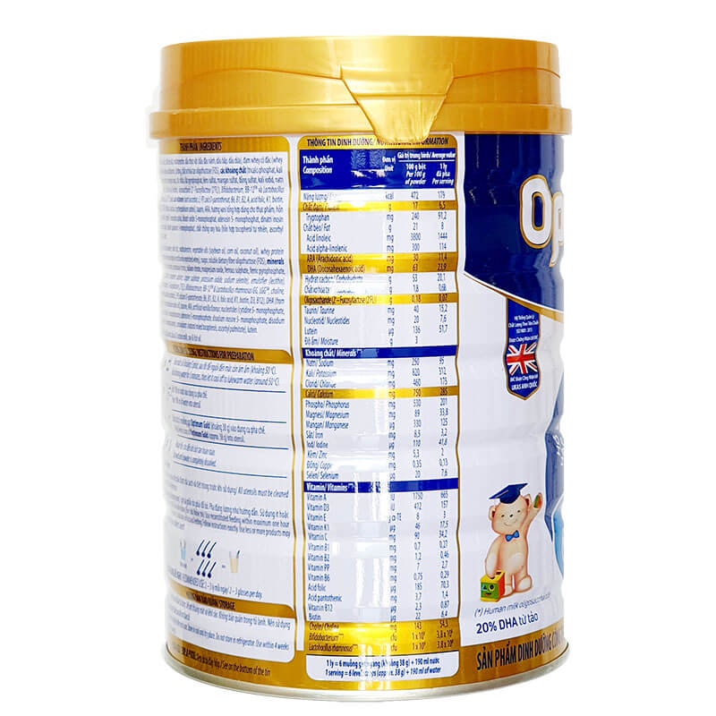 SỮA BỘT VINAMILK OPTIMUM GOLD 2 800G (CHO TRẺ TỪ 6 - 12 THÁNG TUỔI)