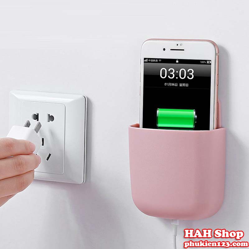 Khay Giá để remote dán tường Giá Đỡ Điều Khiển Từ Xa Gắn Tường Siêu bền GIAO MÀU NGẪU NHIÊN