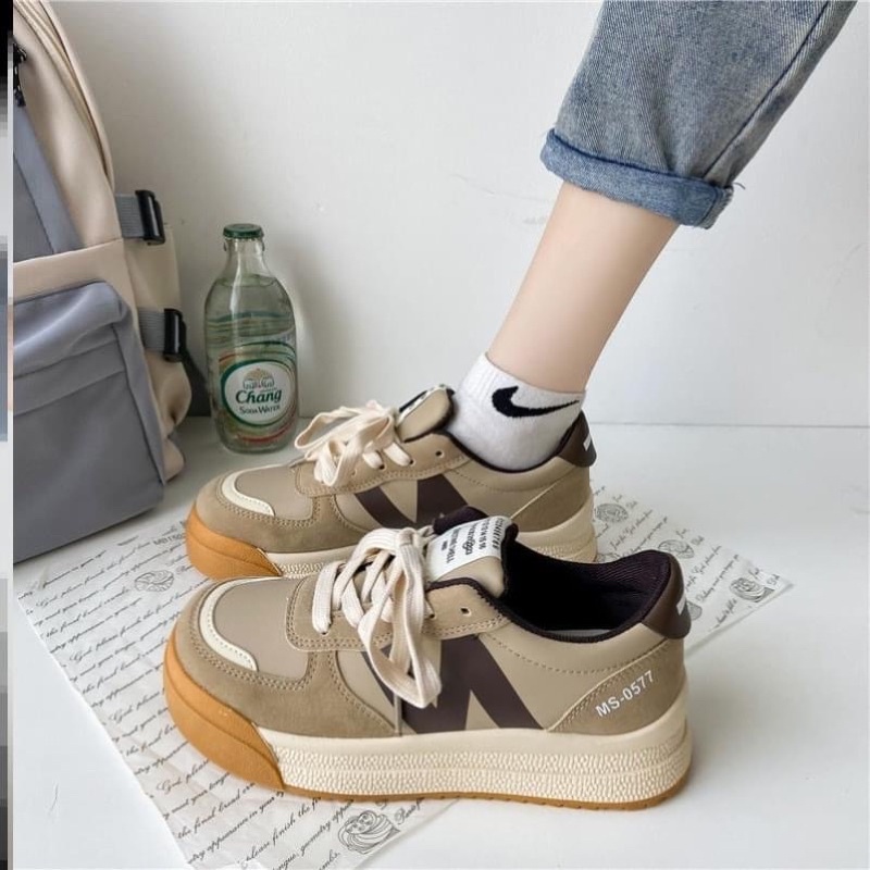 Giày Thể Thao Sneaker Nữ Chữ N Siêu Đẹp
