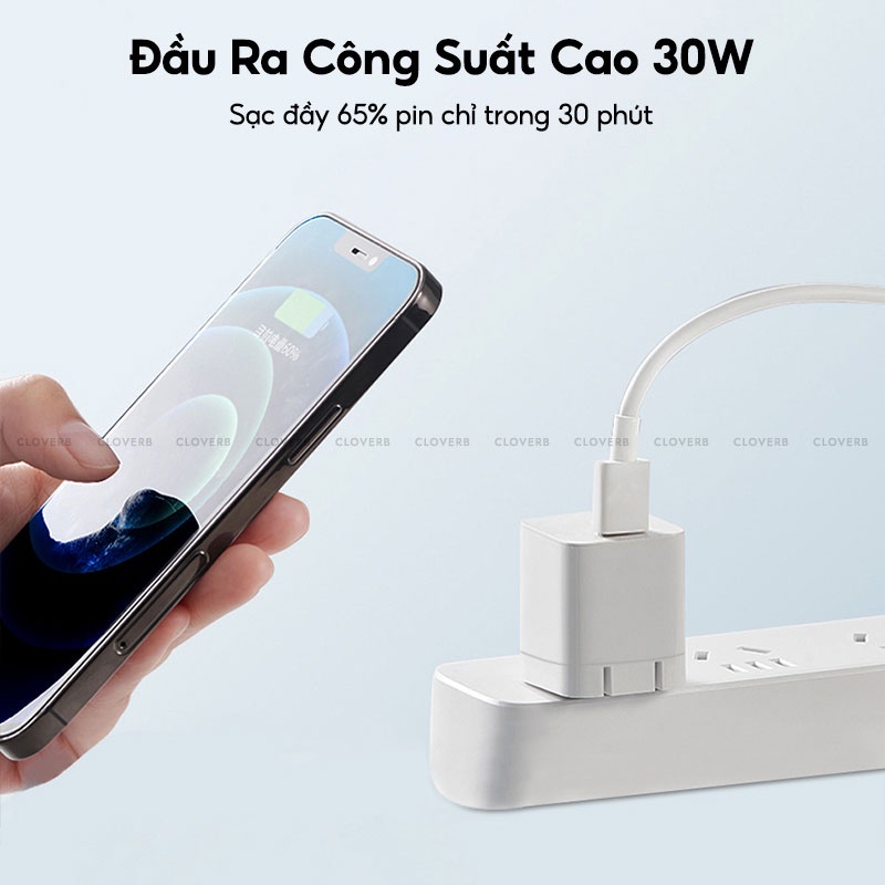 Củ Sạc Nhanh PD 30W WIWU GaN Siêu Nhỏ Gọn Chân Gập Tiện Lợi Chuyển Đổi Thông Minh Cho iPhone Samsung Xiaomi Huawei Oppo