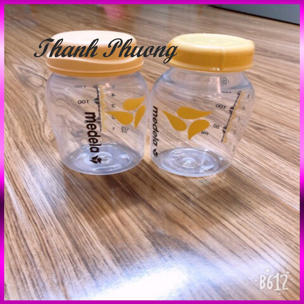 { SALE221 } Bình trữ sữa Medela 150ml nắp dầy chính hãng ( Hàng HoT )