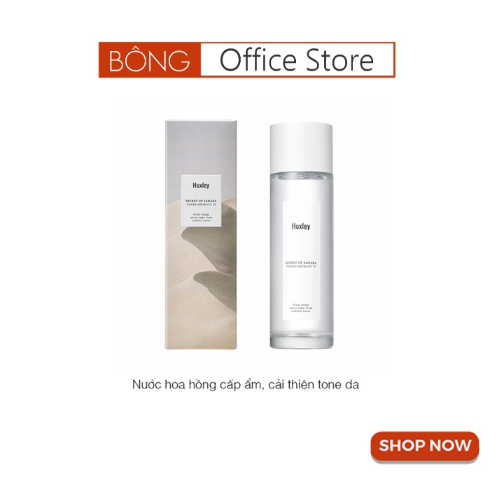 Nước Hoa Hồng Chiết Xuất Xương Rồng Huxley Toner; Extract It 120ml - Hàn Quốc BONGSHOPAUTHENTIC