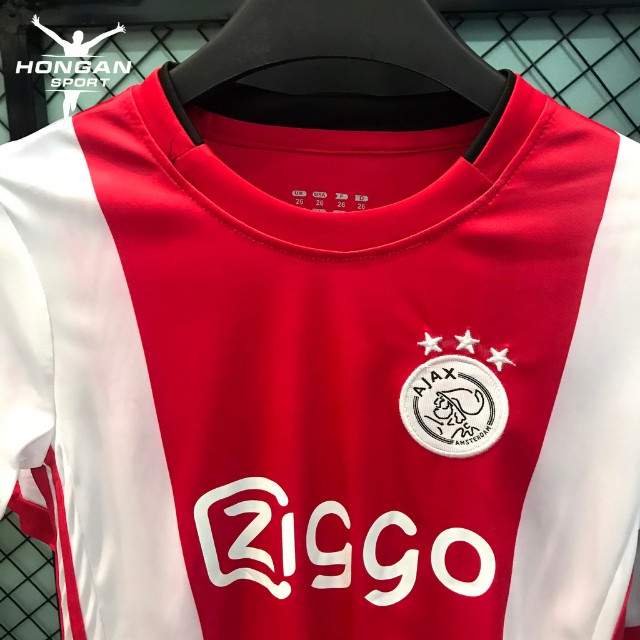 Áo Đá Bóng / Đá Banh Trẻ Em CLB AJAX Màu Đỏ