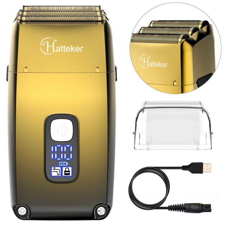 Máy cạo râu Suker 767 nâng cấp 3 đầu cạo màn hình LCD máy chống nước