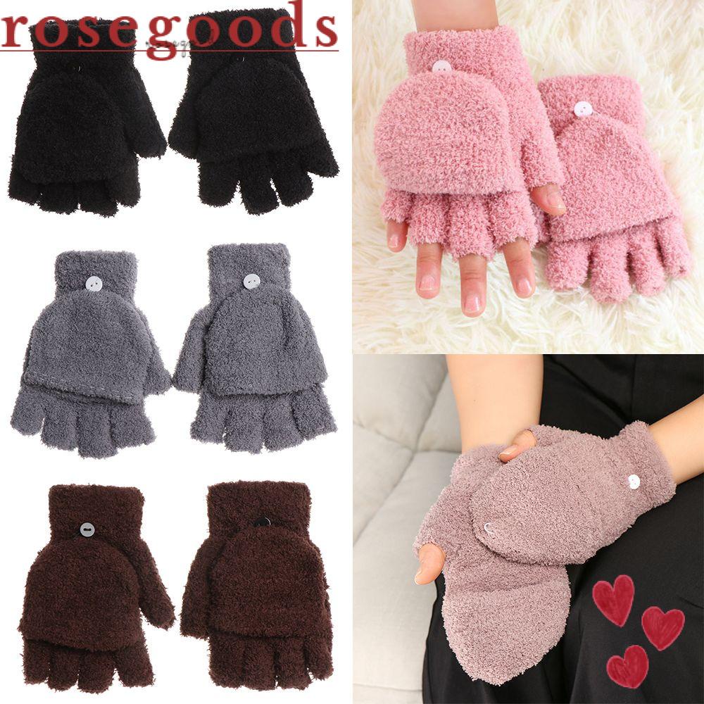 Găng Tay Nhung San Hô Dày Dặn Giữ Ấm Mùa Đông Cho Bé