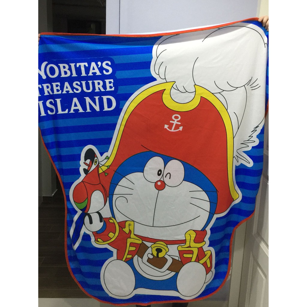 Doraemon Nobita Mền Chăn Chính Hãng Gấu Bông Nhật Sega Disney Sanrio Amuse Authentic