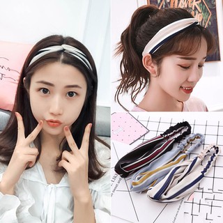 Băng Đô Turban Sọc Kẻ Lỡ Voan Mát Lạnh Cực Mướt Tay !