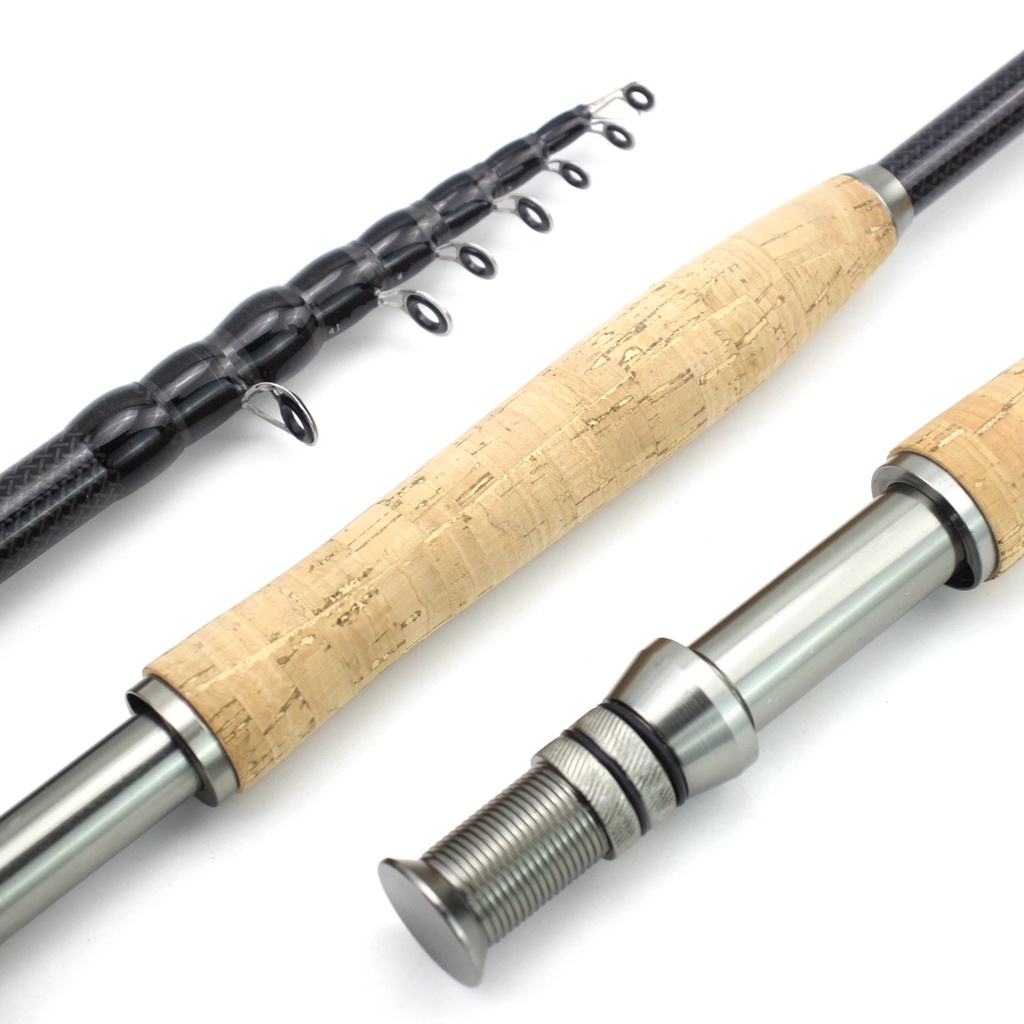 Cần Câu Cá  Sợi Carbon Telescopic Fly Fishing Rod 7ft-9ft