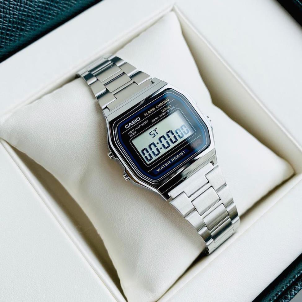 Đồng hồ nam jp casio A158-159 full box điện tử chống nước siêu đẹp, thời thượng, trẻ trung, cá tính