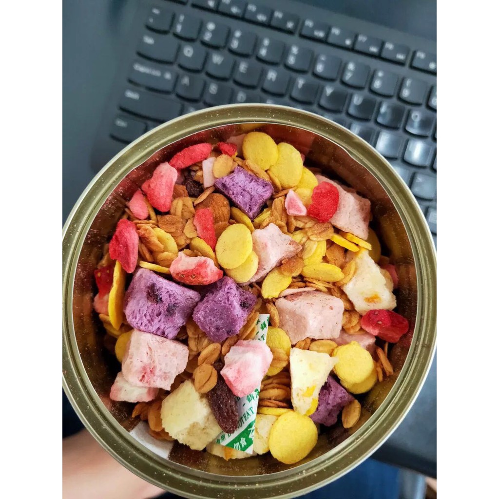 Ngũ cốc sữa chua, ngũ cốc hoa quả hộp 500g