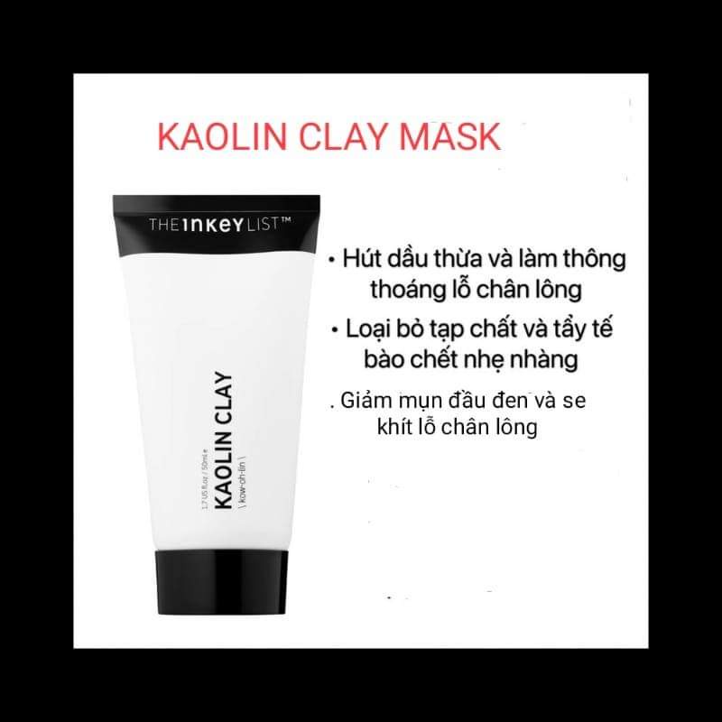 Mặt Nạ Đất Sét The Inkey List KaoLin Mask.