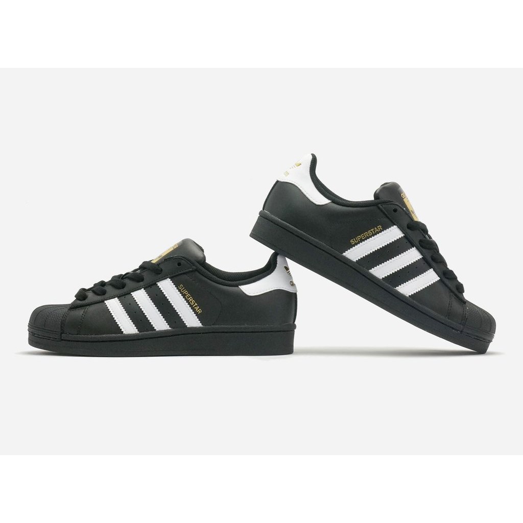 [ 2hand] Giày Sneaker Thể Thao ADIDAS SUPERSTAR “BLACK/WHITE” Chính Hãng 100% (HÀNG LỖI SX NHẸ)