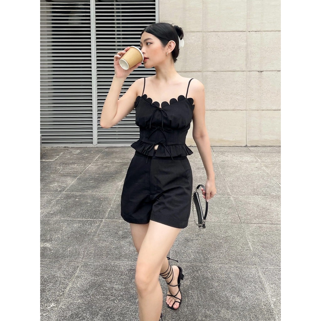 Quần short trơn phối set , Peace House Clothing