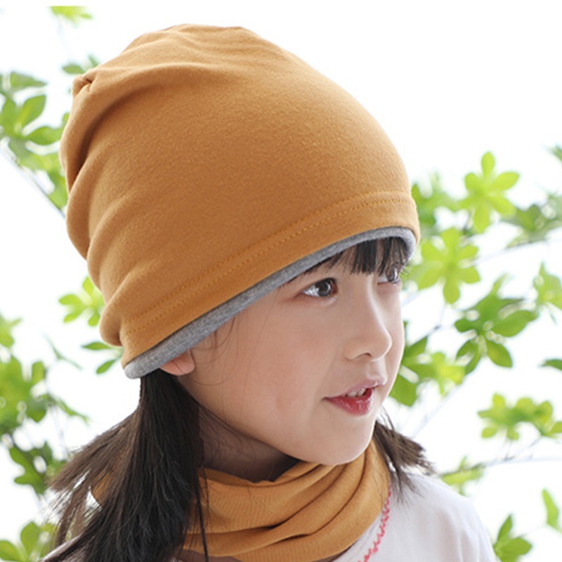 Bộ Nón Beanie Khăn Choàng Cổ Giữ Ấm Bảo Vệ Tai Đáng Yêu Dành Cho Trẻ