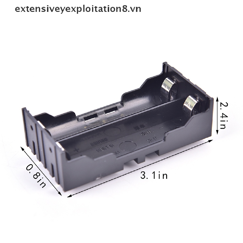 Hộp Đựng Pin 2X Pin Cứng 18650 Có Thể Sạc Lại Tiện Dụng