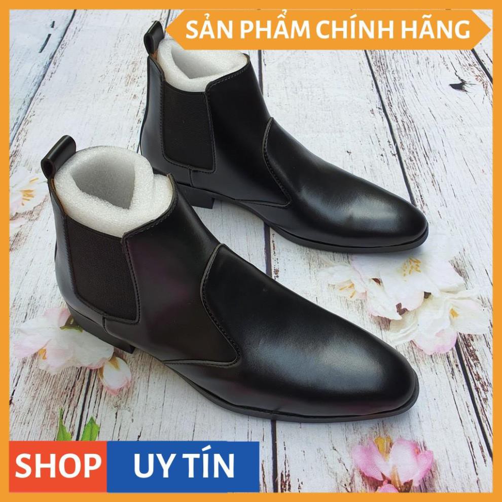 Giày Bốt Nam Cổ Cao, Đế Cao, Da Mềm | BigBuy360 - bigbuy360.vn